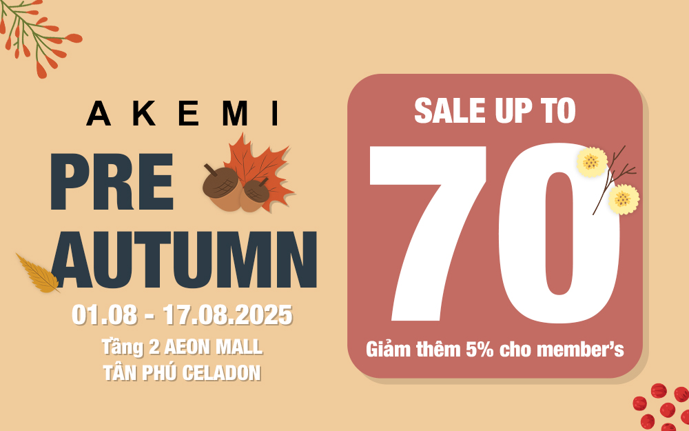 AKEMI – PRE-AUTUMN SALE