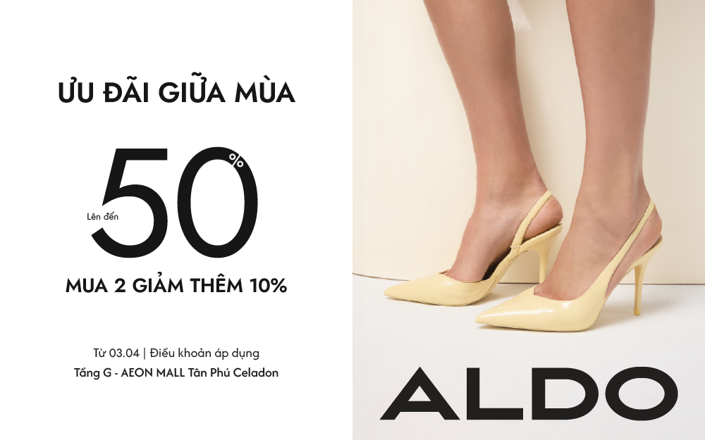 ALDO | ƯU ĐÃI GIỮA MÙA