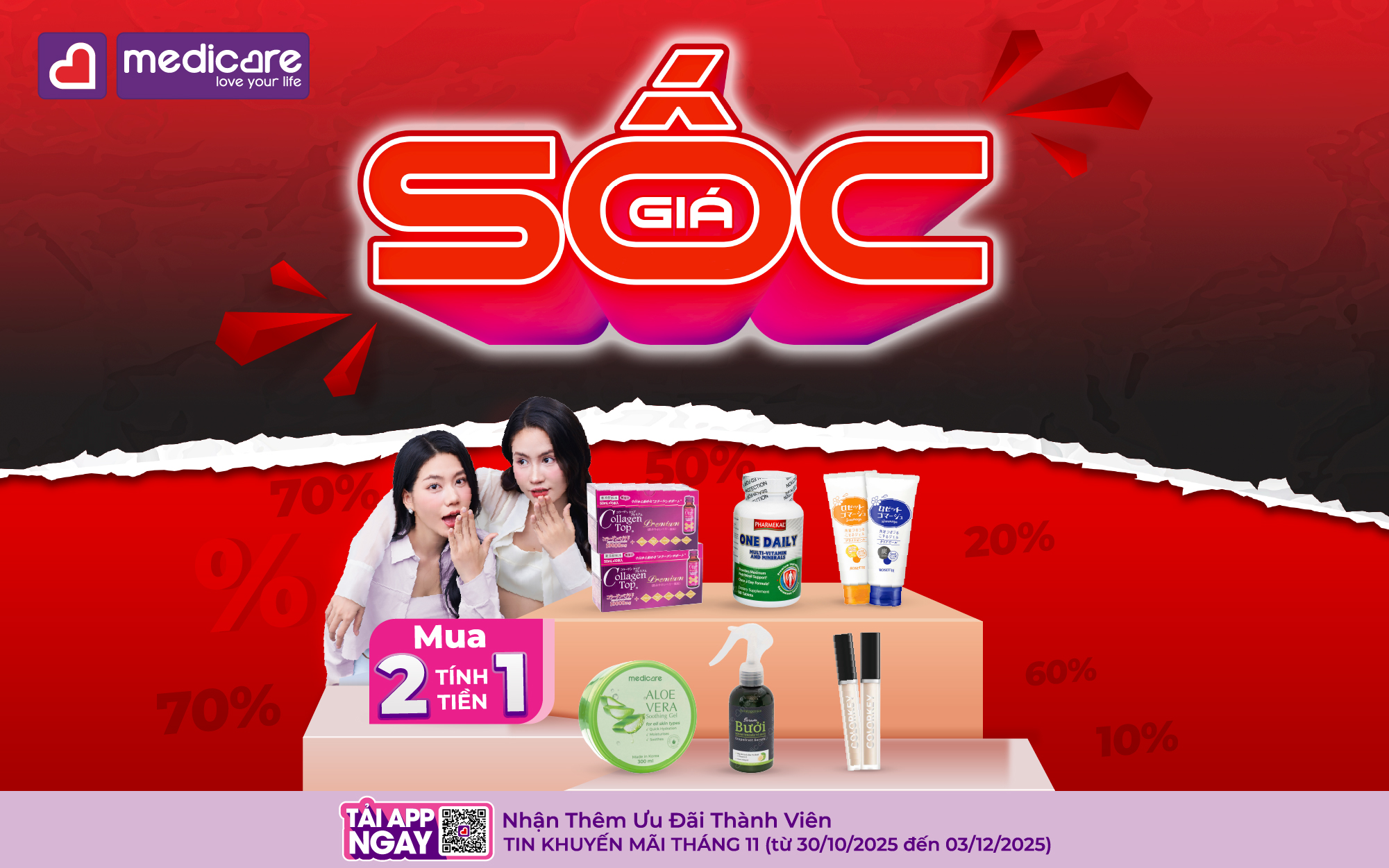 RỘN RÀNG SĂN DEAL - GIẢM SỐC ĐẾN 50%