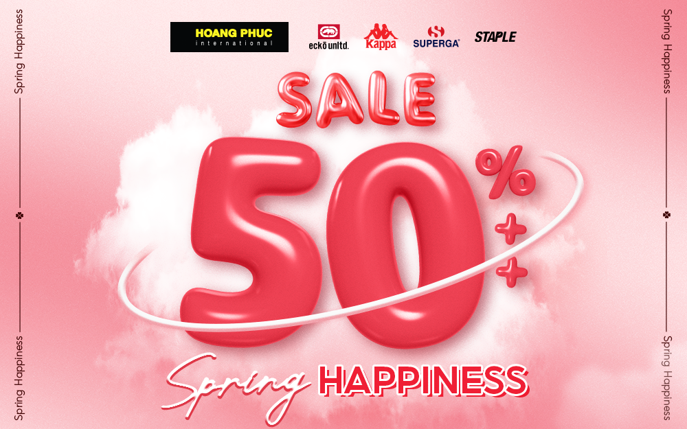 SPRING HAPPINESS | SALE 50%++