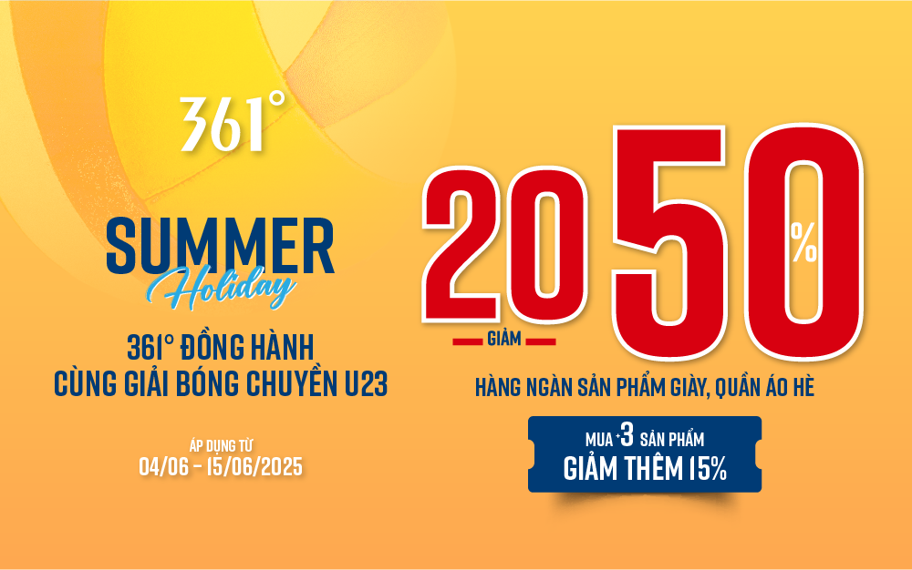 THƯƠNG HIỆU 361° ĐỒNG HÀNH GIẢI BÓNG CHUYỀN U23 NĂM 2025