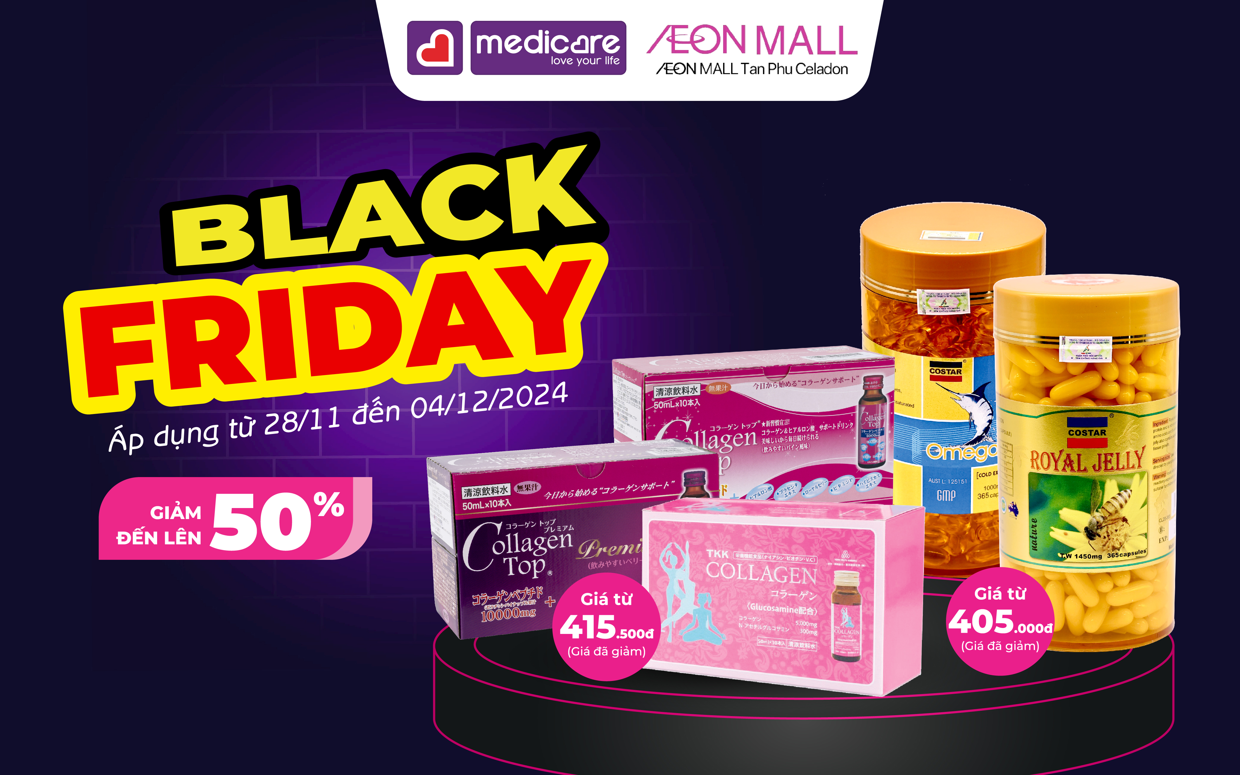 BLACK FRIDAY - GIẢM SỐC ĐẾN 50% HÀNG LOẠT SẢN PHẨM HOT!