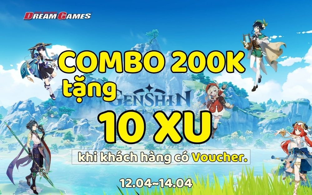 BIG SALE THÁNG TƯ COMBO 200K = 48 XU + 10