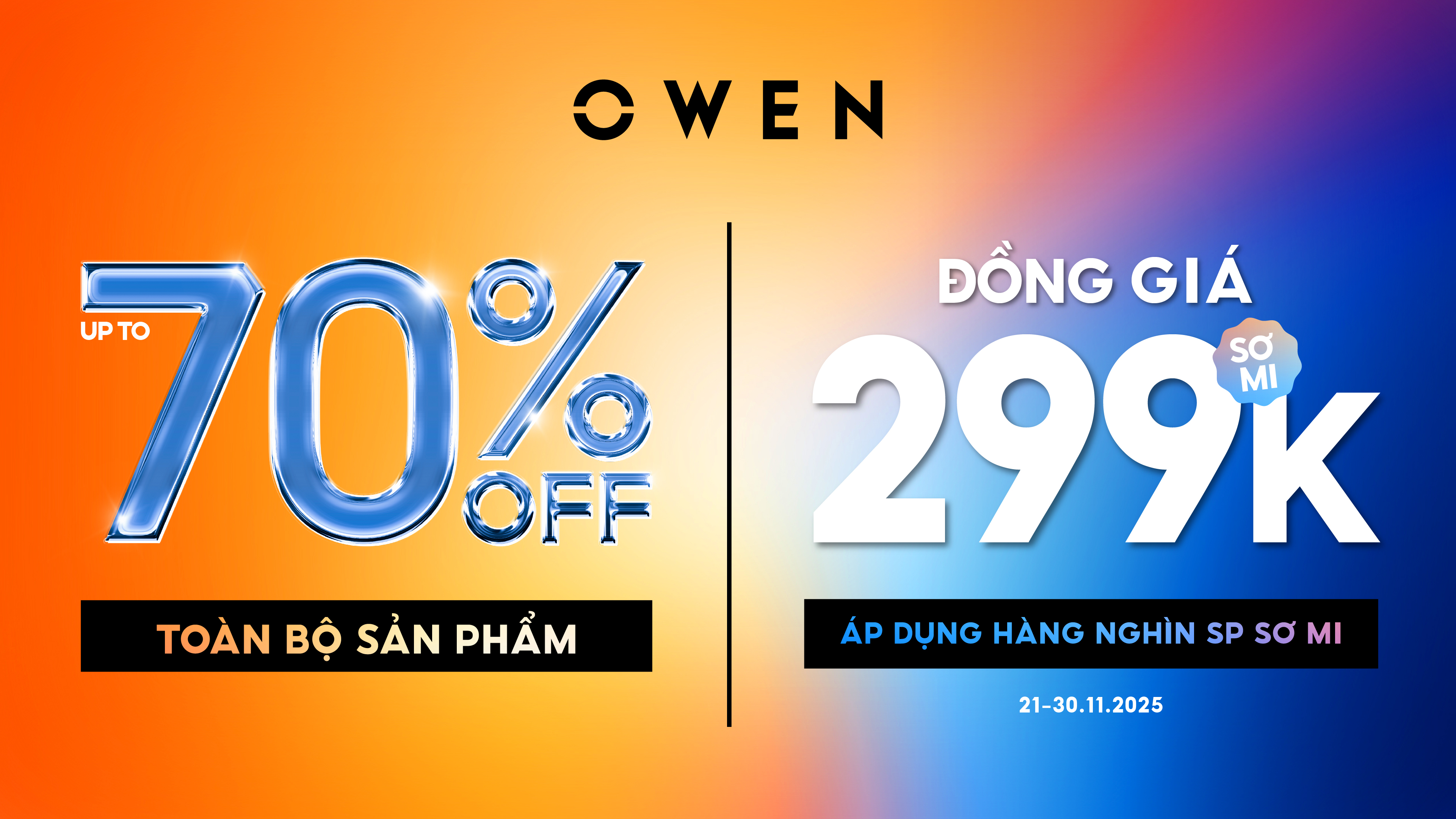 BLACK FRIDAY | SALE UP TO 70%  TOÀN BỘ SẢN PHẨM - SƠ MI ĐỒNG GIÁ 299K (*)