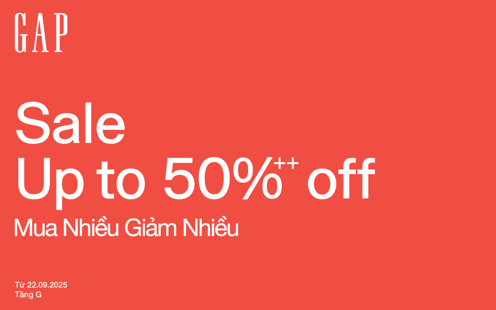 GAP - MID SEASON SALE | ƯU ĐÃI LÊN ĐẾN 50%++
