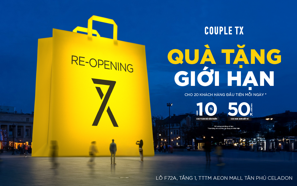 ✨ RE-LOCATION COUPLE TX AEON MALL TÂN PHÚ: DIỆN MẠO MỚI, TRẢI NGHIỆM MỚI