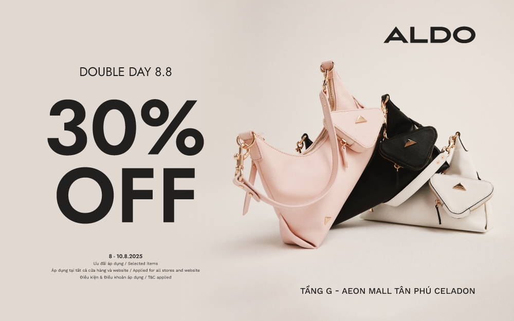 DOUBLE DAY – ƯU ĐÃI 30% CÁC THIẾT KẾ THỜI TRANG