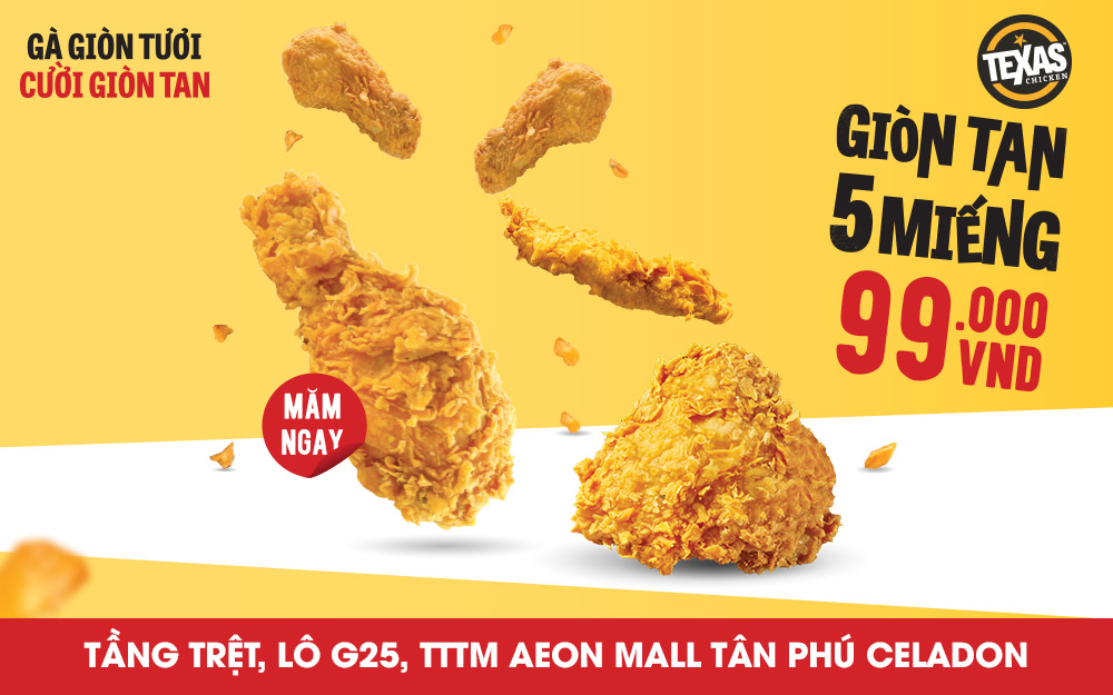 DEAL HOT - GIÒN TAN 5 MIẾNG 99K