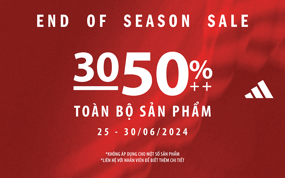 HÈ NÓNG CÀNG THÊM NÓNG CÙNG END OF SEASON SALE TẠI ADIDAS PHOENIX