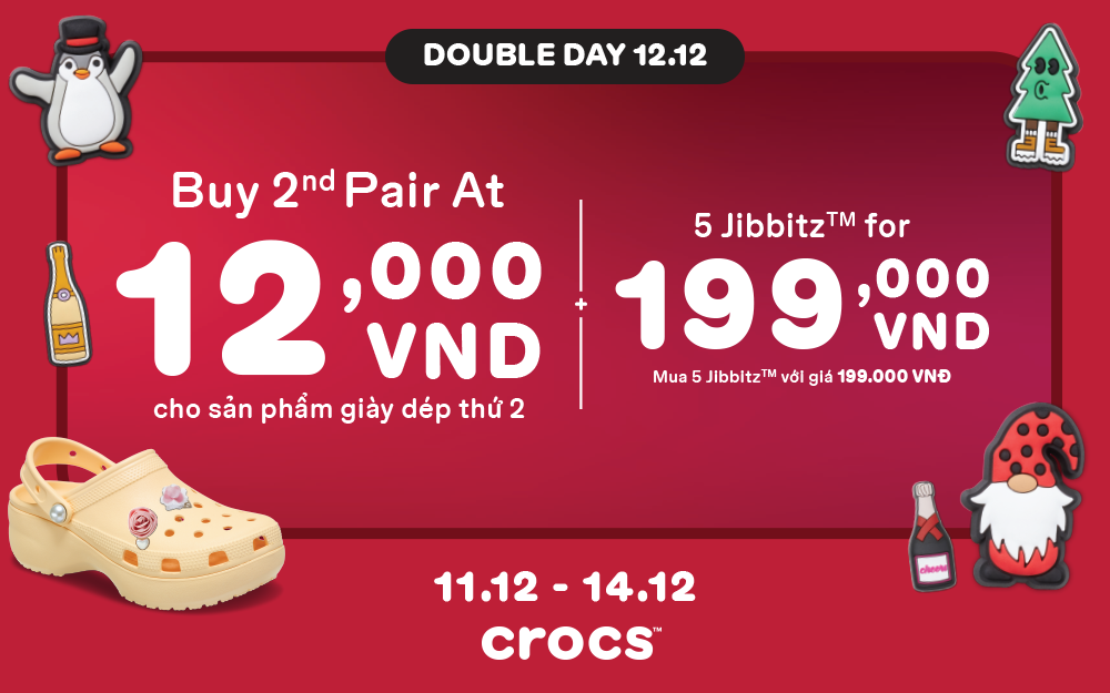 12.12 DEAL CROCS CÒN 12K