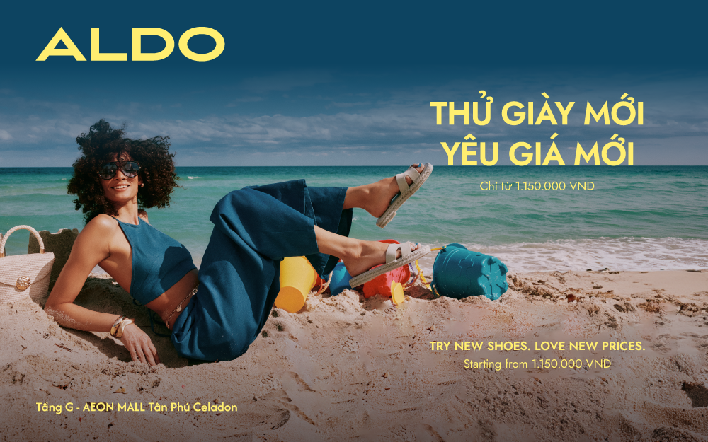 ALDO | THỬ GIÀY MỚI, YÊU GIÁ MỚI