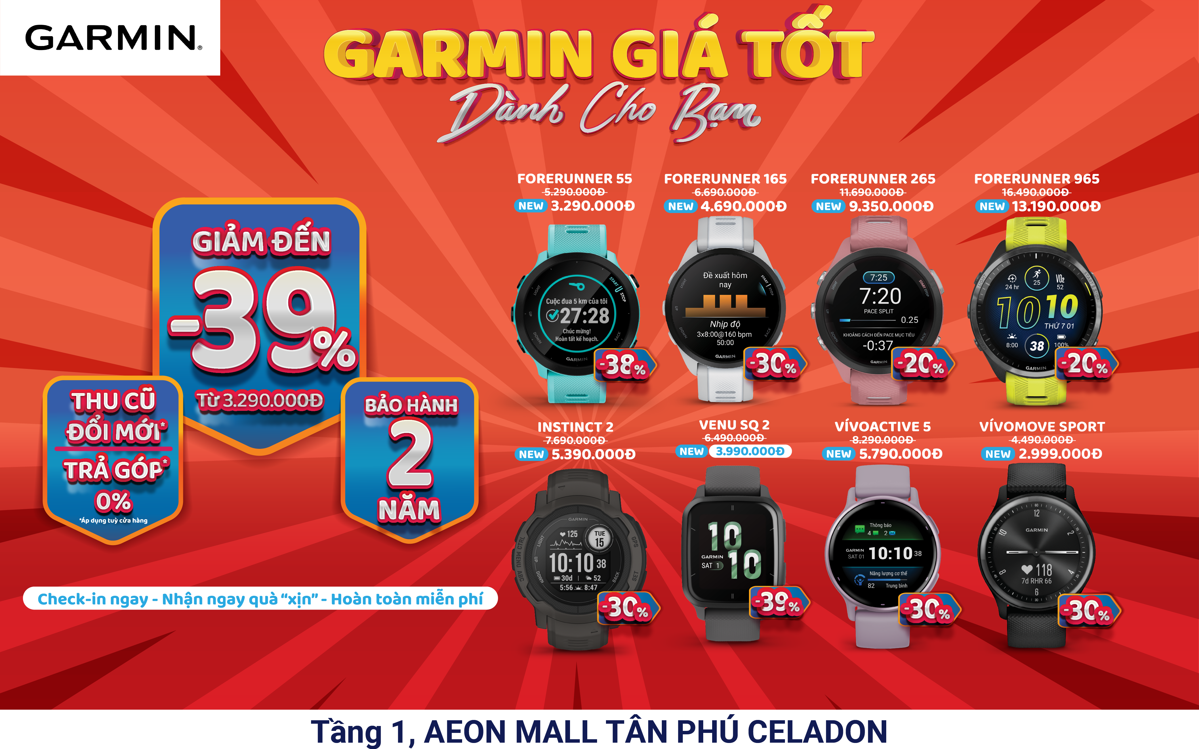 GARMIN PRICE FIGHTER – GIÁ TỐT NHẤT, SẴN SÀNG BỨT PHÁ!