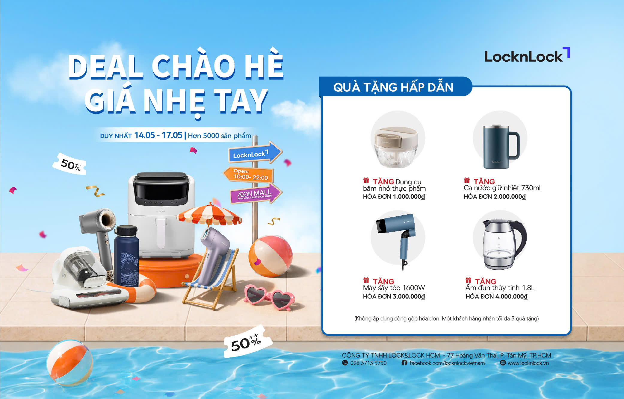 GHÉ AEON MALL TÂN PHÚ CELADON CUỐI TUẦN NÀY – SĂN BIG SALE LOCKNLOCK GIẢM ĐẾN 50%++