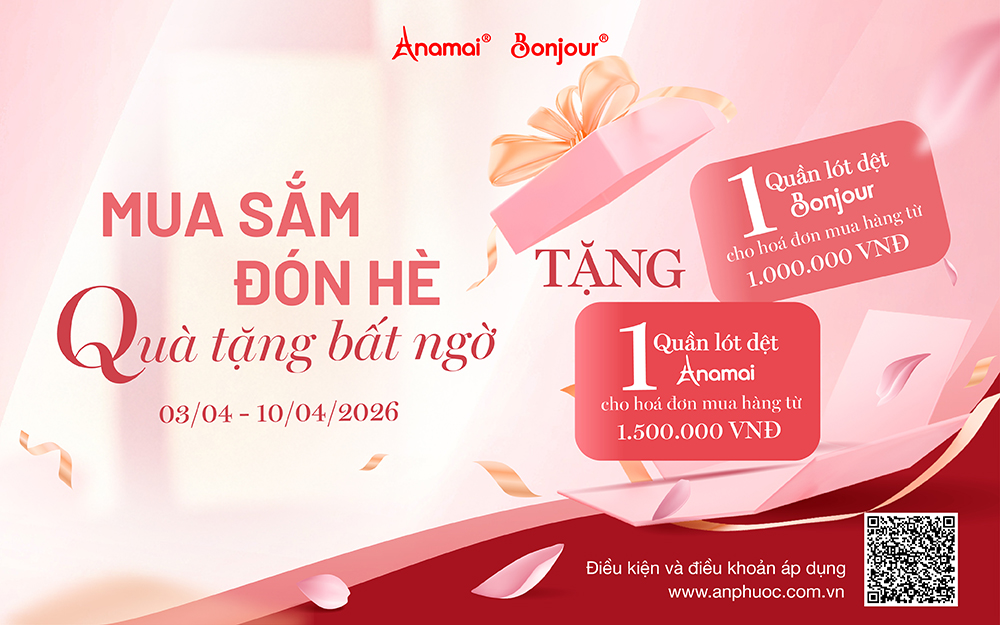 ANAMAI BONJOUR | MUA SẮM ĐÓN HÈ – QUÀ TẶNG BẤT NGỜ