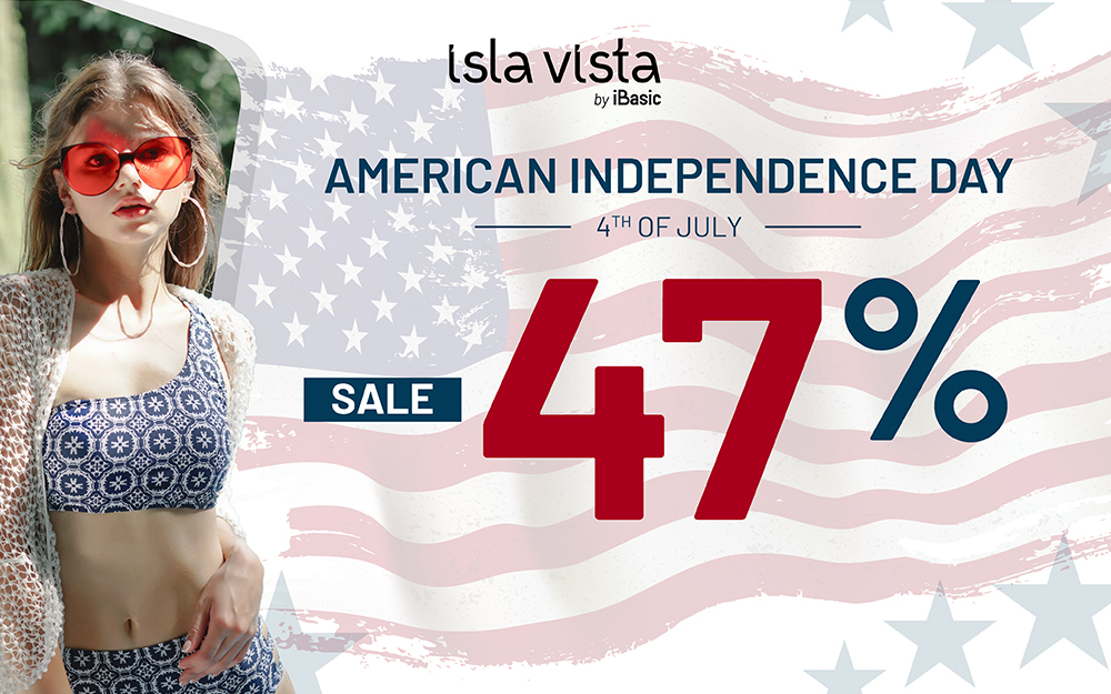 AMERICAN INDEPENDENCE DAY SALE 47%