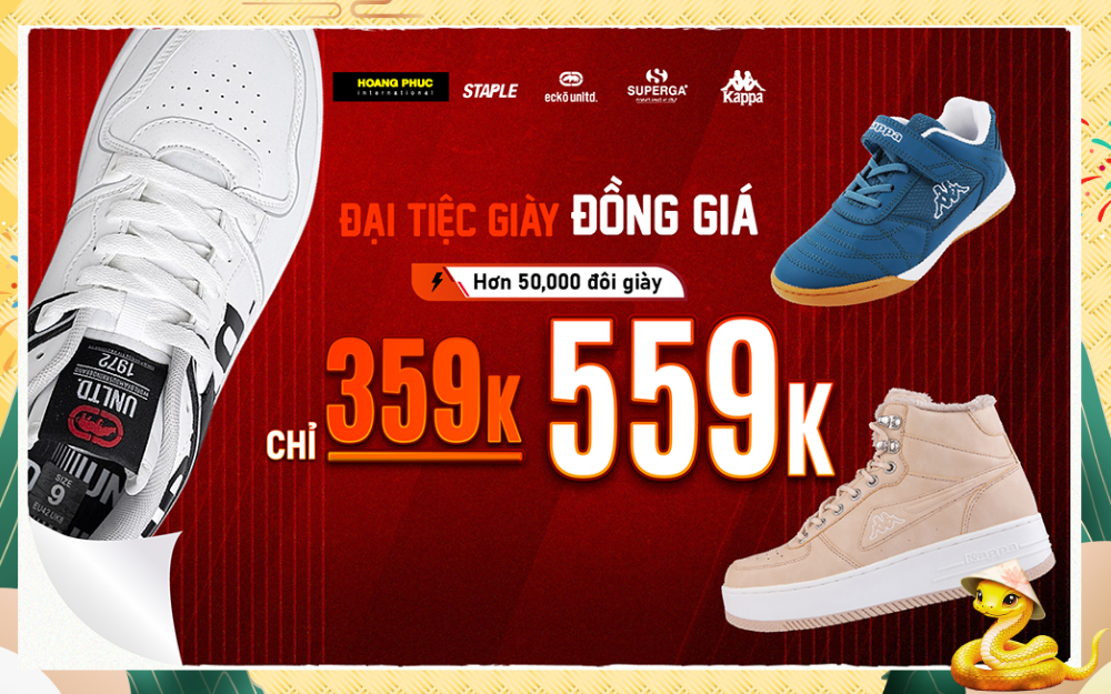 ĐẠI TIỆC GIÀY ĐỒNG GIÁ #359K #559K