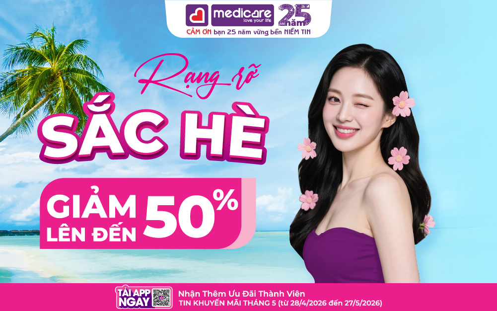 MEDICARE - RẠNG RỠ SẮC HÈ - GIẢM ĐẾN 50%