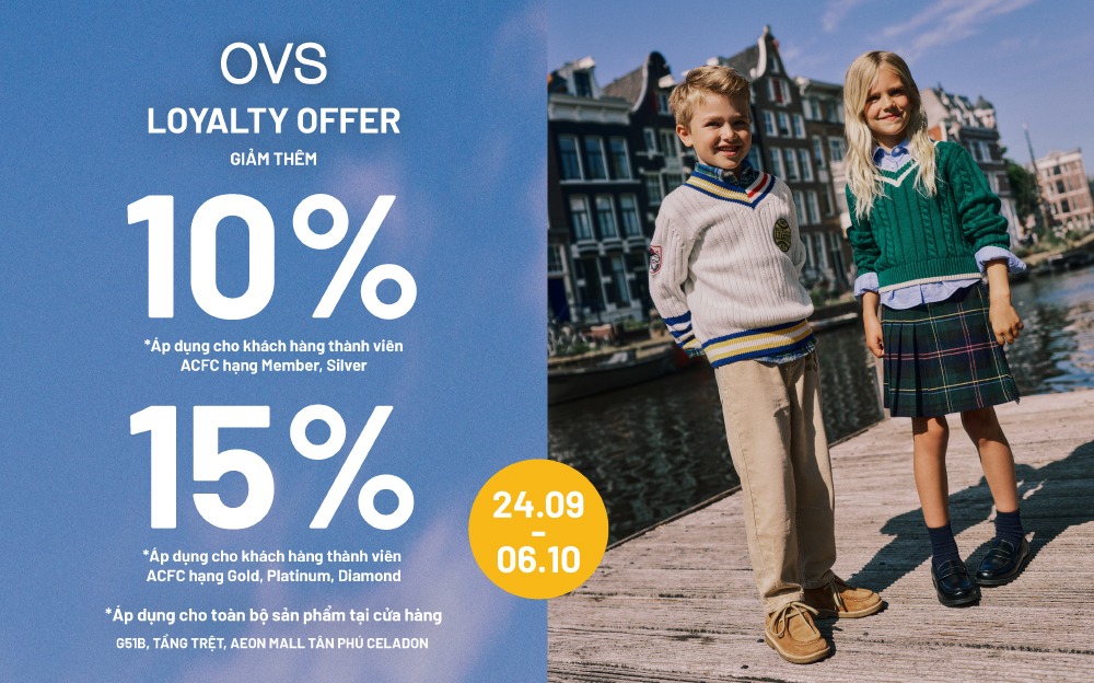 OVS | LOYALTY OFFER FOR MEMBERS