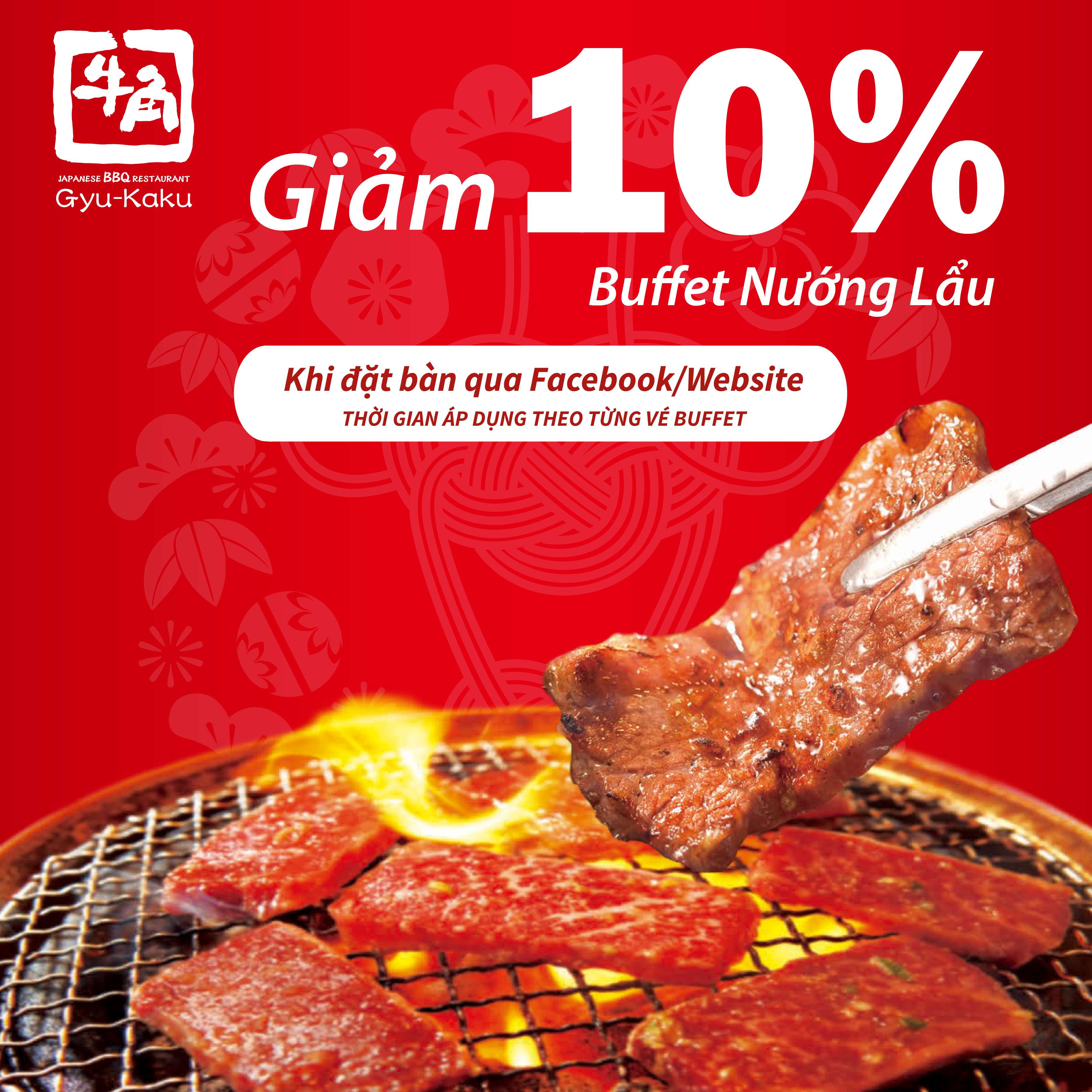 ƯU ĐÃI GIẢM 10% KHI ĐẶT BÀN ONLINE TRƯỚC