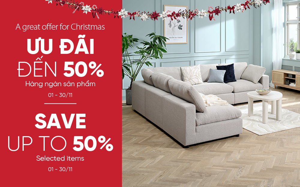 A GREAT OFFER FOR CHRISTMAS – ƯU ĐÃI LÊN ĐẾN 50%