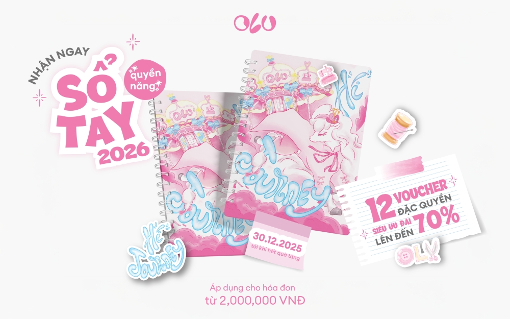 HÍ JOURNEY – SỔ TAY ĐẶC QUYỀN 2026 TỪ OLV