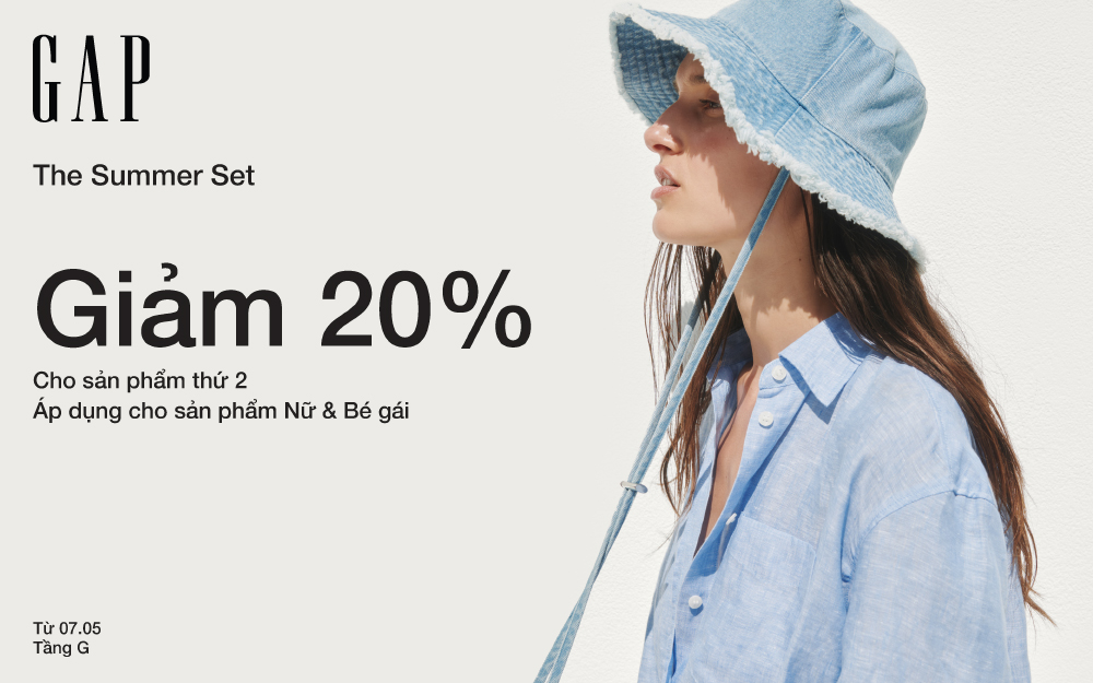 GAP | HAPPY MOTHER’S DAY - ƯU ĐÃI 20% CHO SẢN PHẨM THỨ HAI.