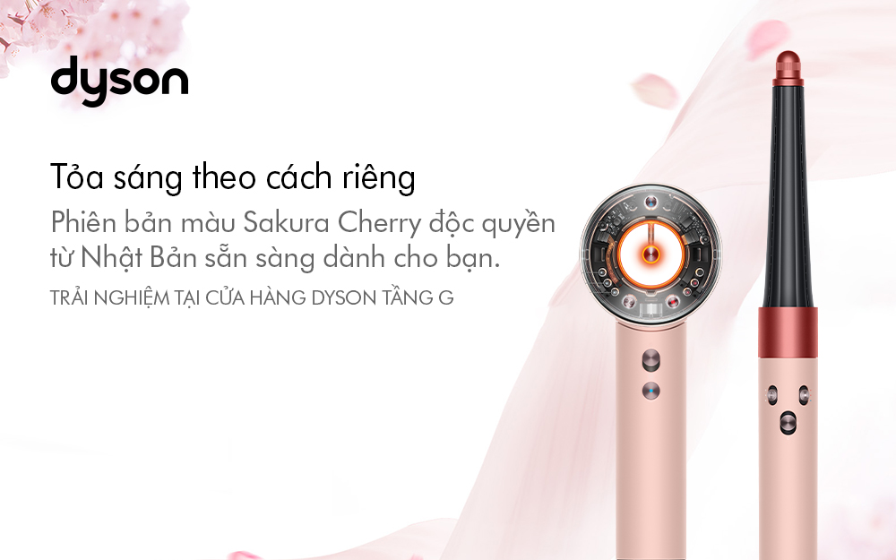 CÙNG DYSON TỎA SÁNG THEO CÁCH RIÊNG - PHIÊN BẢN MÀU MỚI SAKURA CHERRY
