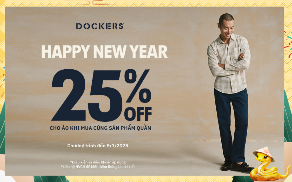 DOCKERS OFFER | READY FOR NEW YEAR