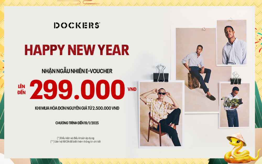 DOCKERS | ƯU ĐÃI TẾT NGUYÊN ĐÁN 2025