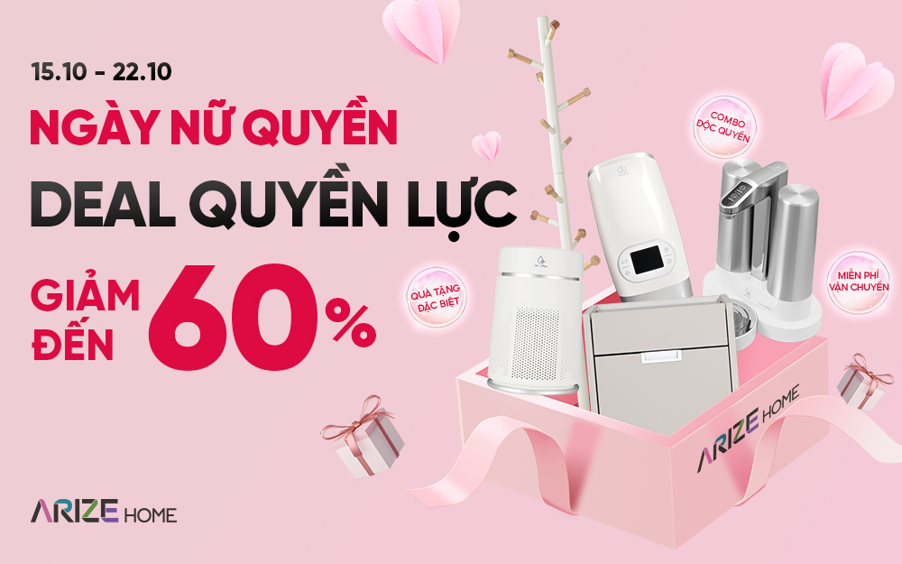 ARIZE | ƯU ĐÃI NGẬP TRÀN MỪNG 20/10