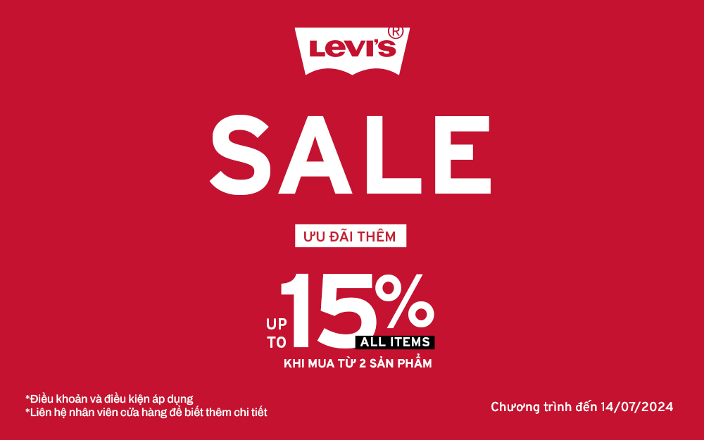 LEVI'S® END OF SEASON SALE | SALE ĐẬM LÊN ĐẾN 50%++ VẪN TIẾP TỤC