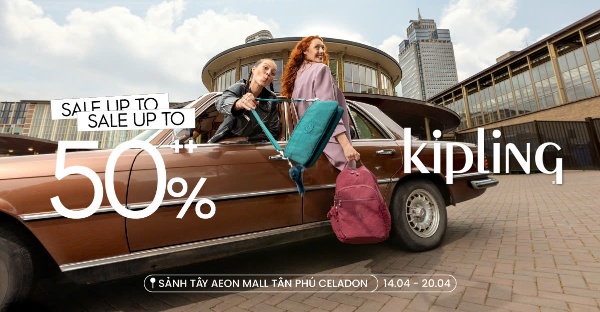 KIPLING | ATRIUM AEON MALL TÂN PHÚ CELADON – SALE BIGGEST EVER