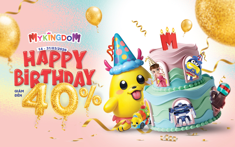 SINH NHẬT MYKINGDOM – 16 NĂM LỚN CÙNG BÉ YÊU