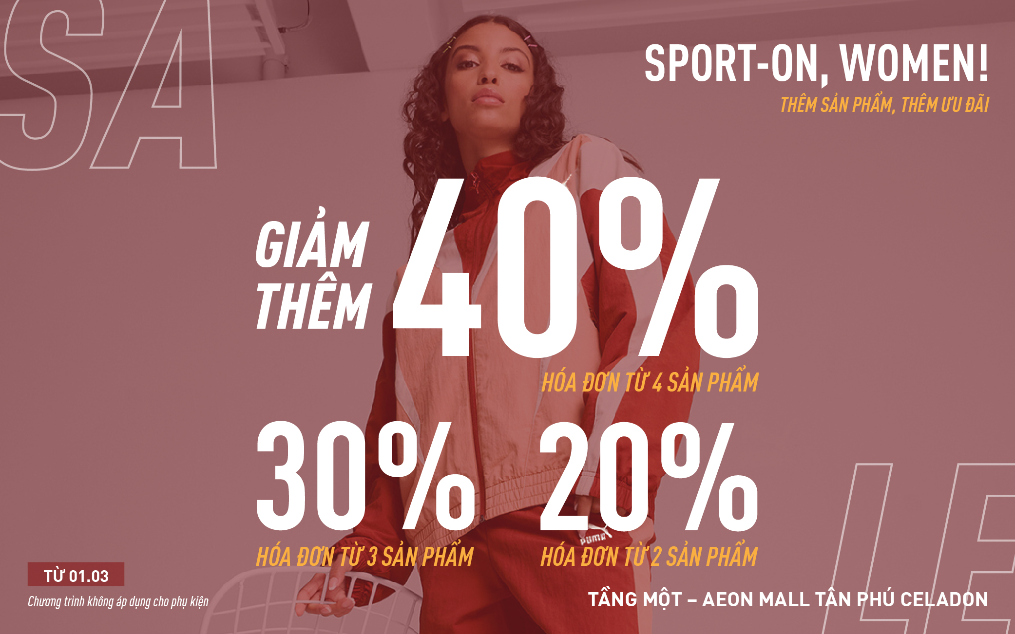 SPORT - ON, WOMEN! - KHUYẾN MÃI LỚN CHƯA TỪNG CÓ