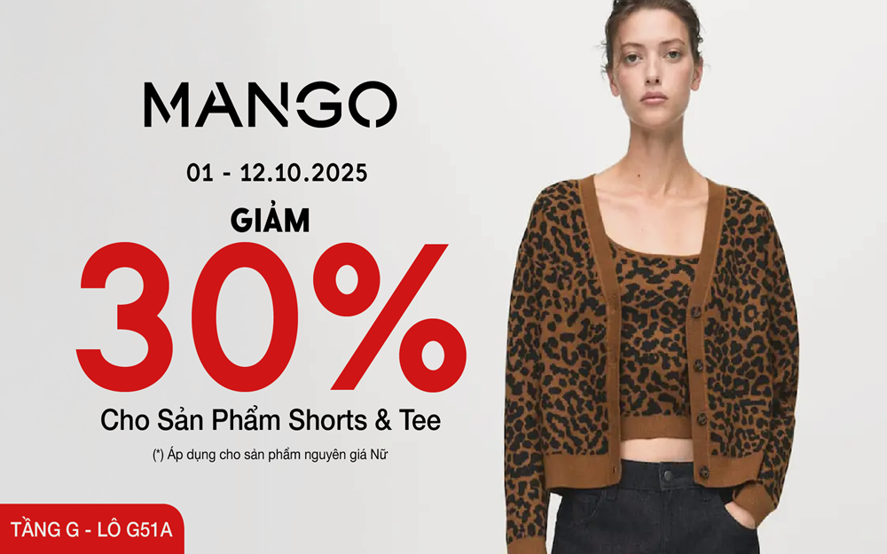 MANGO | ƯU ĐÃI ÁO THUN & QUẦN SHORT