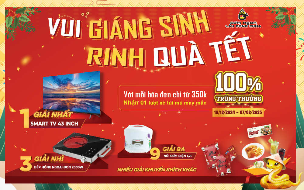 VUI GIÁNG SINH RINH QUÀ TẾT