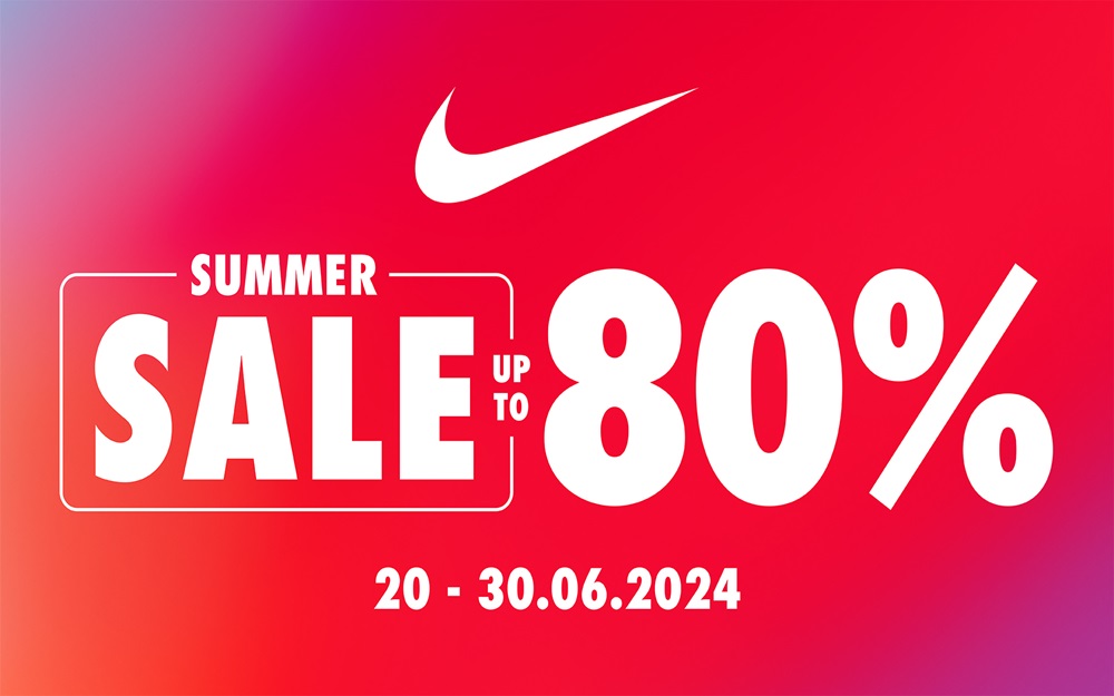 NIKE SUMMER SALE UP TO 80%!