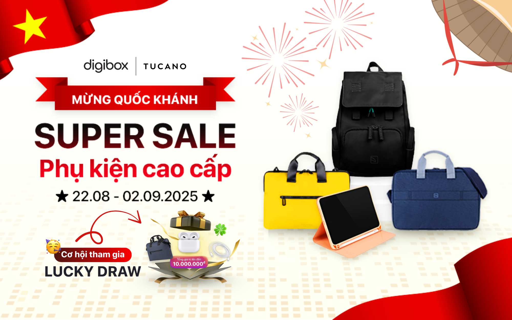 MỪNG QUỐC KHÁNH | SUPER SALE PHỤ KIỆN CAO CẤP