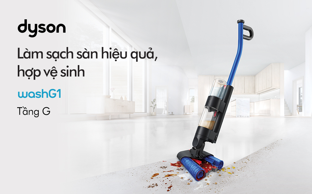 Máy lau nhà Dyson WashG1™ - Đột phá mới trong công nghệ làm sạch không gian sống gia đình bạn