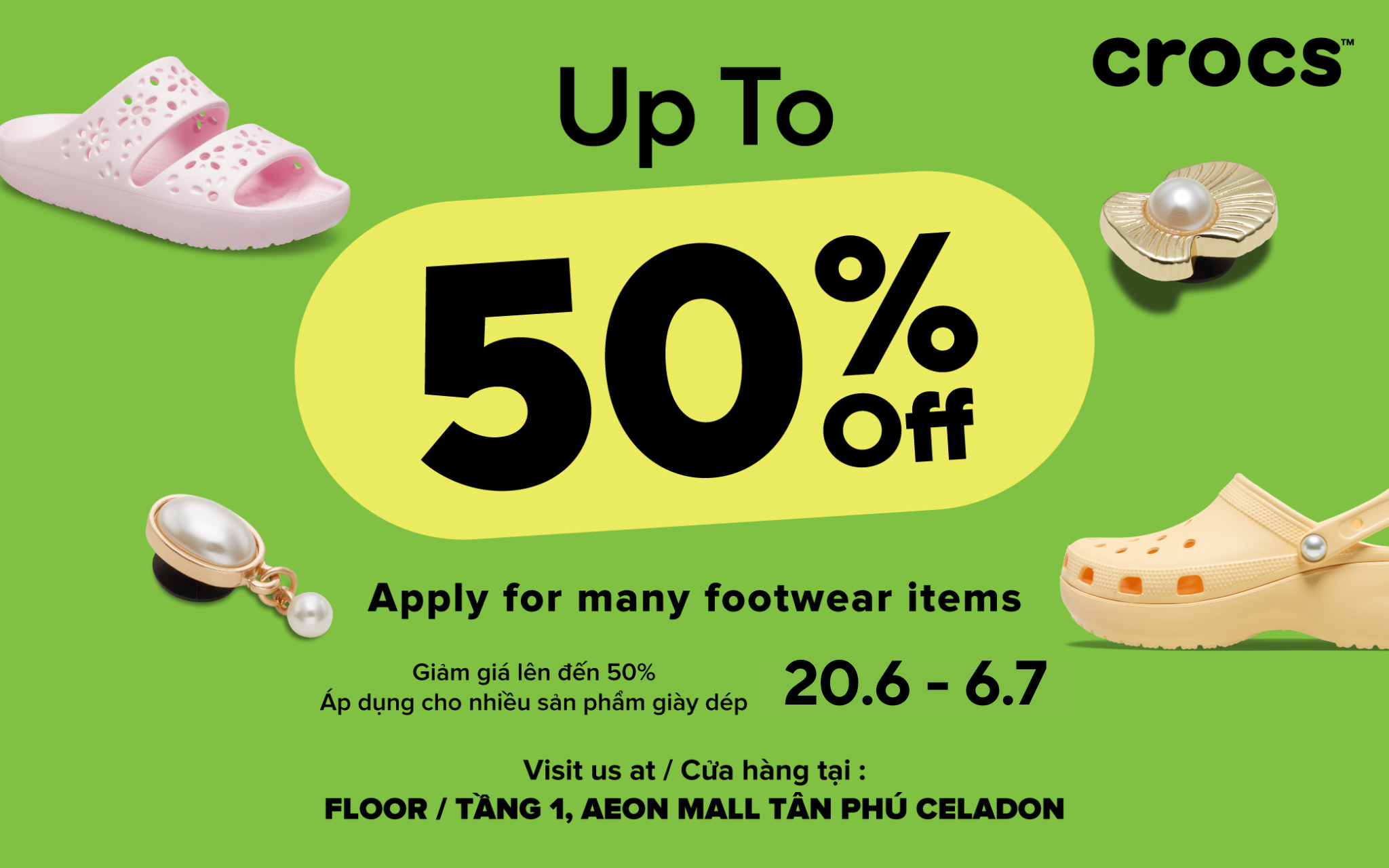 CROCS SALE CUỐI MÙA ĐẾN ĐÂY