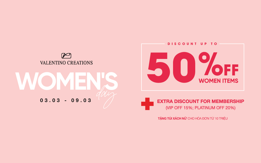 WOMEN'S DAY | UP TO 50%