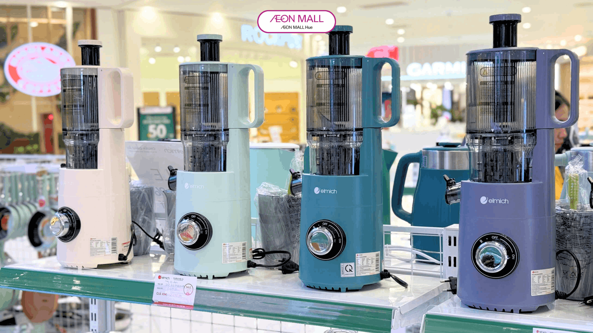 Máy ép chậm đang giảm giá còn hơn 2 triệu đồng rất đáng mua để làm những món nước ép chất lượng ngày Tết do-gia-dung-giam-gia-tai-aeon-mall-hue