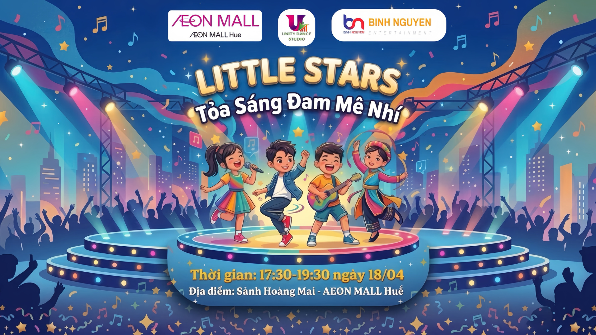🌟 “LITTLE STARS” – TỎA SÁNG ĐAM MÊ NHÍ 🌟
