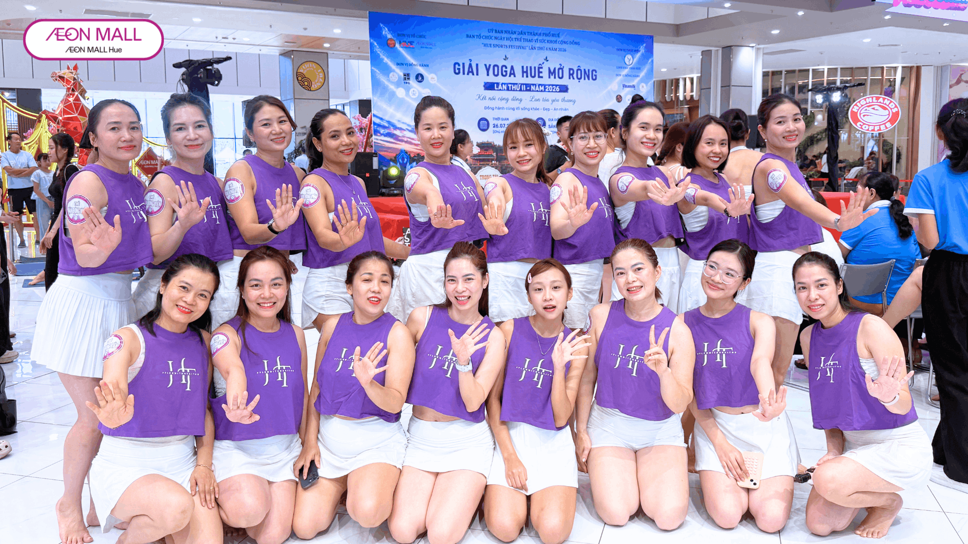 GIẢI YOGA HUẾ MỞ RỘNG LẦN THỨ II – LAN TỎA TINH THẦN SỐNG KHỎE TẠI AEON MALL HUẾ