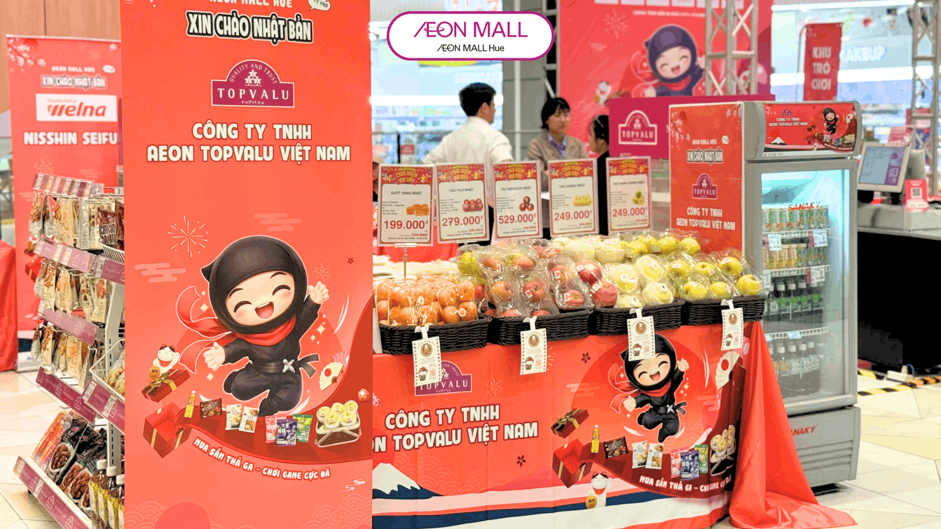 SỰ KIỆN GIỚI THIỆU SẢN PHẨM THỰC PHẨM NHẬT BẢN JETRO TẠI AEON MALL HUẾ