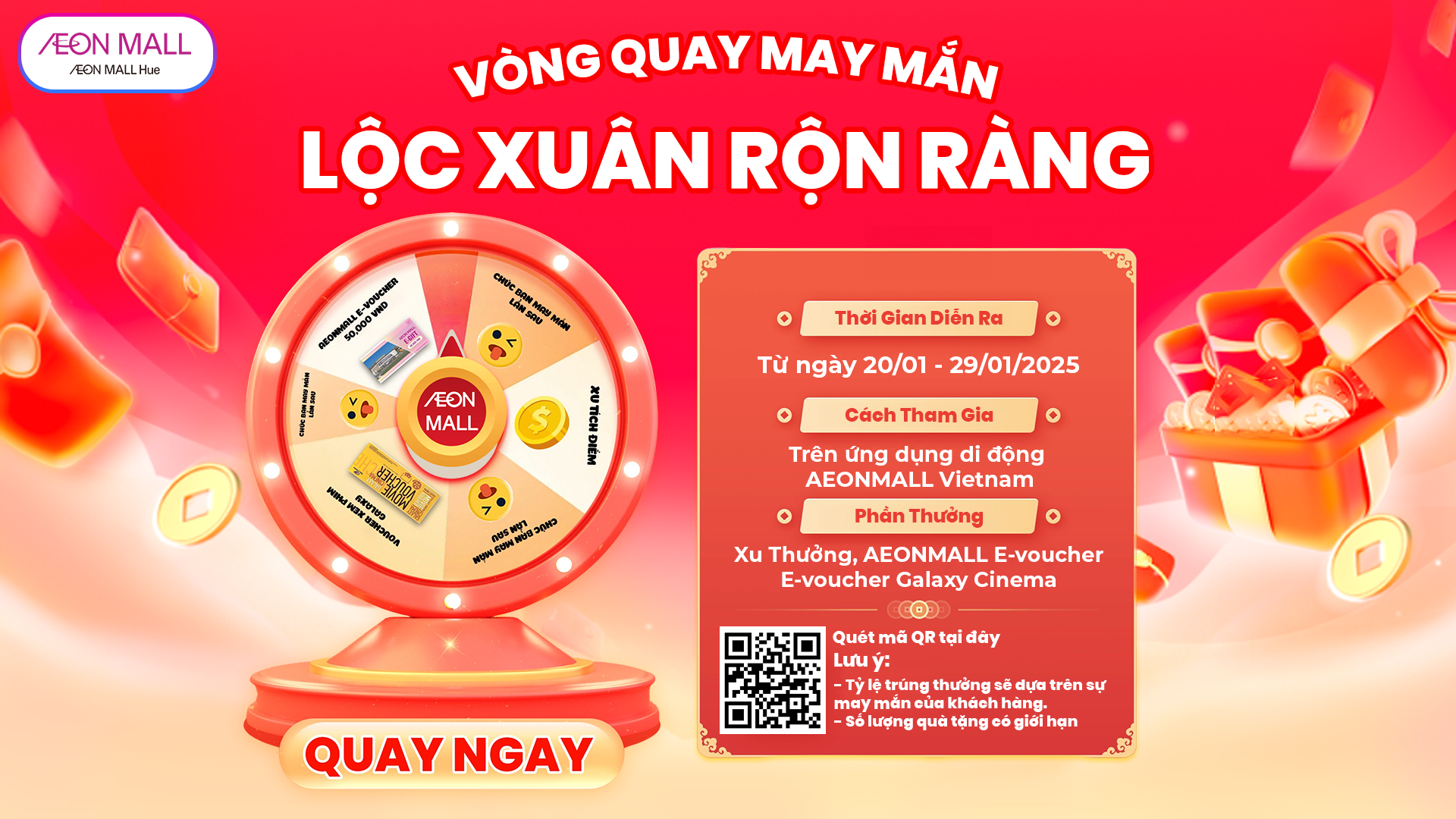 🌟 LỘC XUÂN RỘN RÀNG – VÒNG QUAY MAY MẮN 🎁