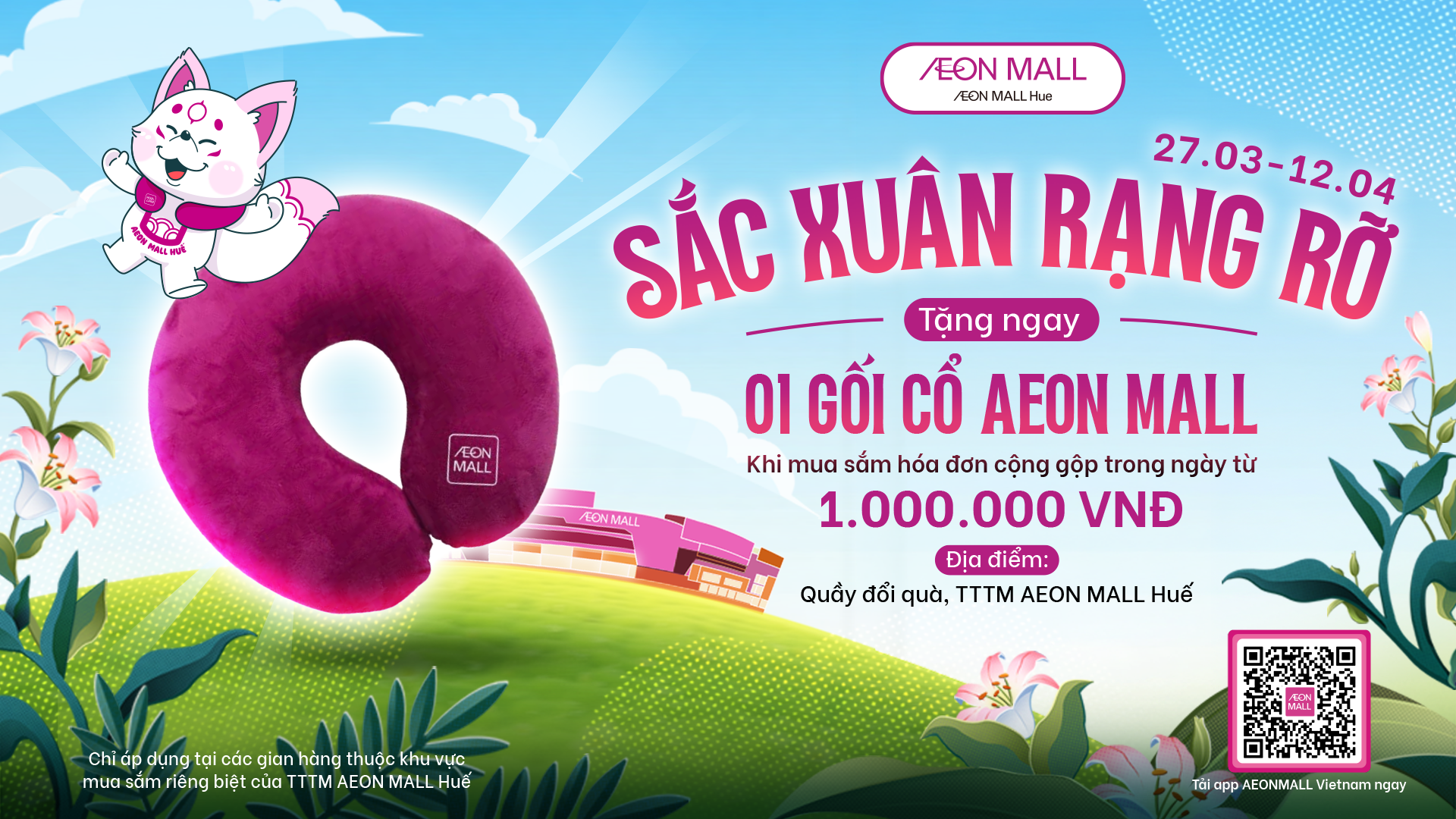 🎁✨ MUA SẮM THẢ GA – NHẬN QUÀ XINH TẠI AEON MALL Huế ✨🎁 (ĐÃ KẾT THÚC SỚM)