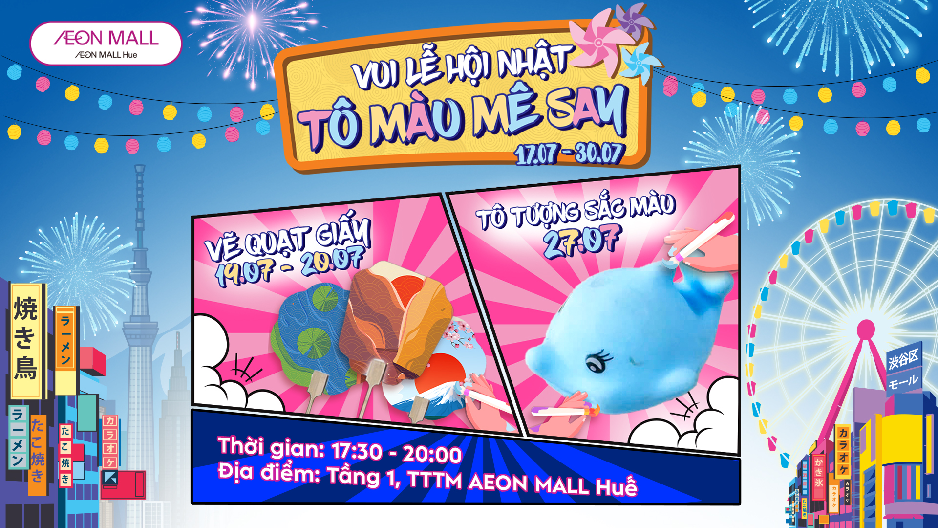 🎌 VUI LỄ HỘI NHẬT – TÔ MÀU MÊ SAY