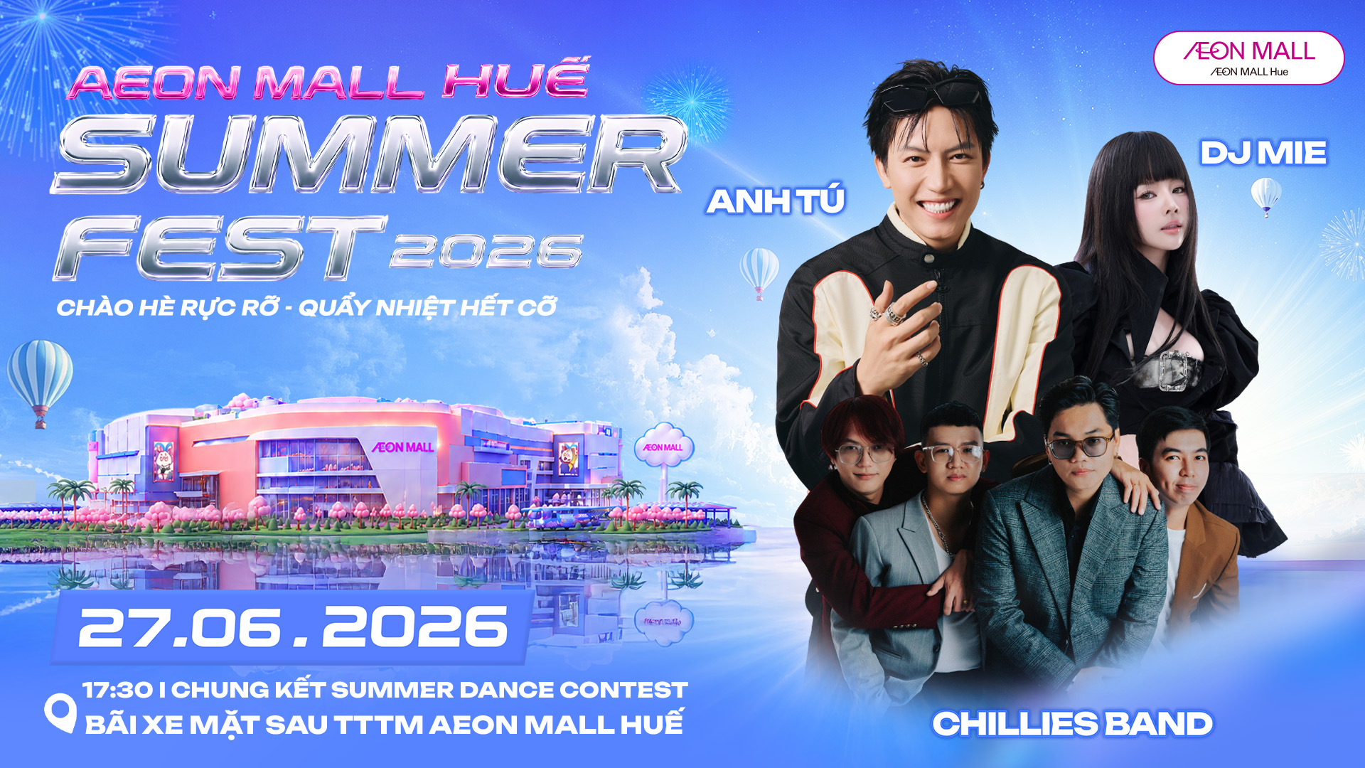 SUMMER FEST DAY 2: DÀN KHÁCH MỜI CHÍNH THỨC LỘ DIỆN