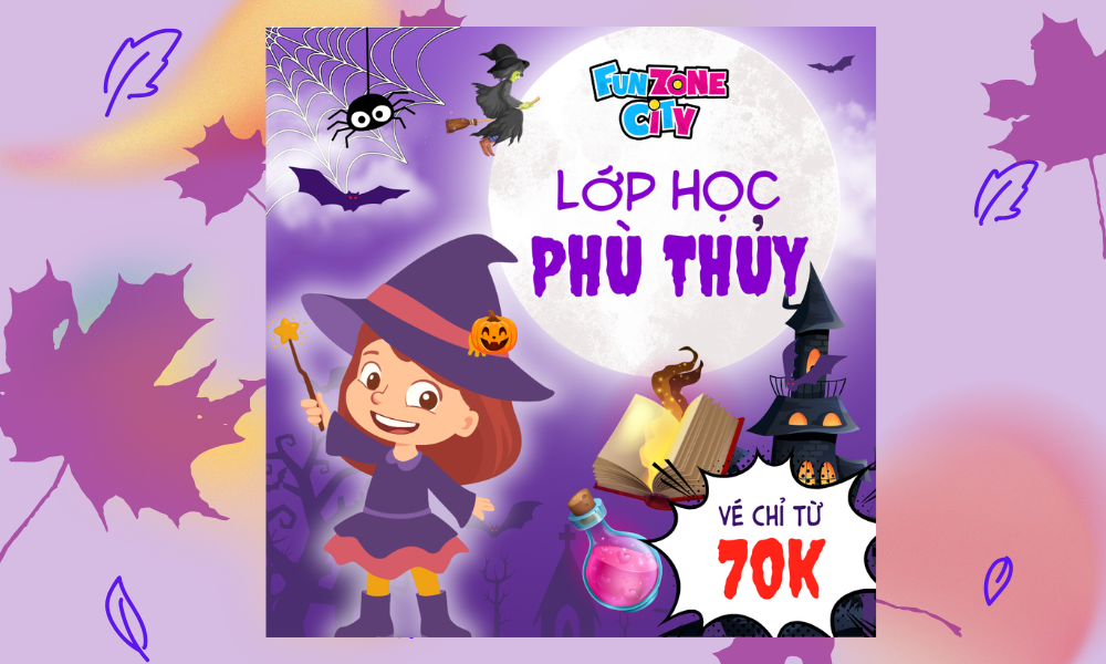 Funzone  City Halloween: Bé tập làm phù thuỷ!